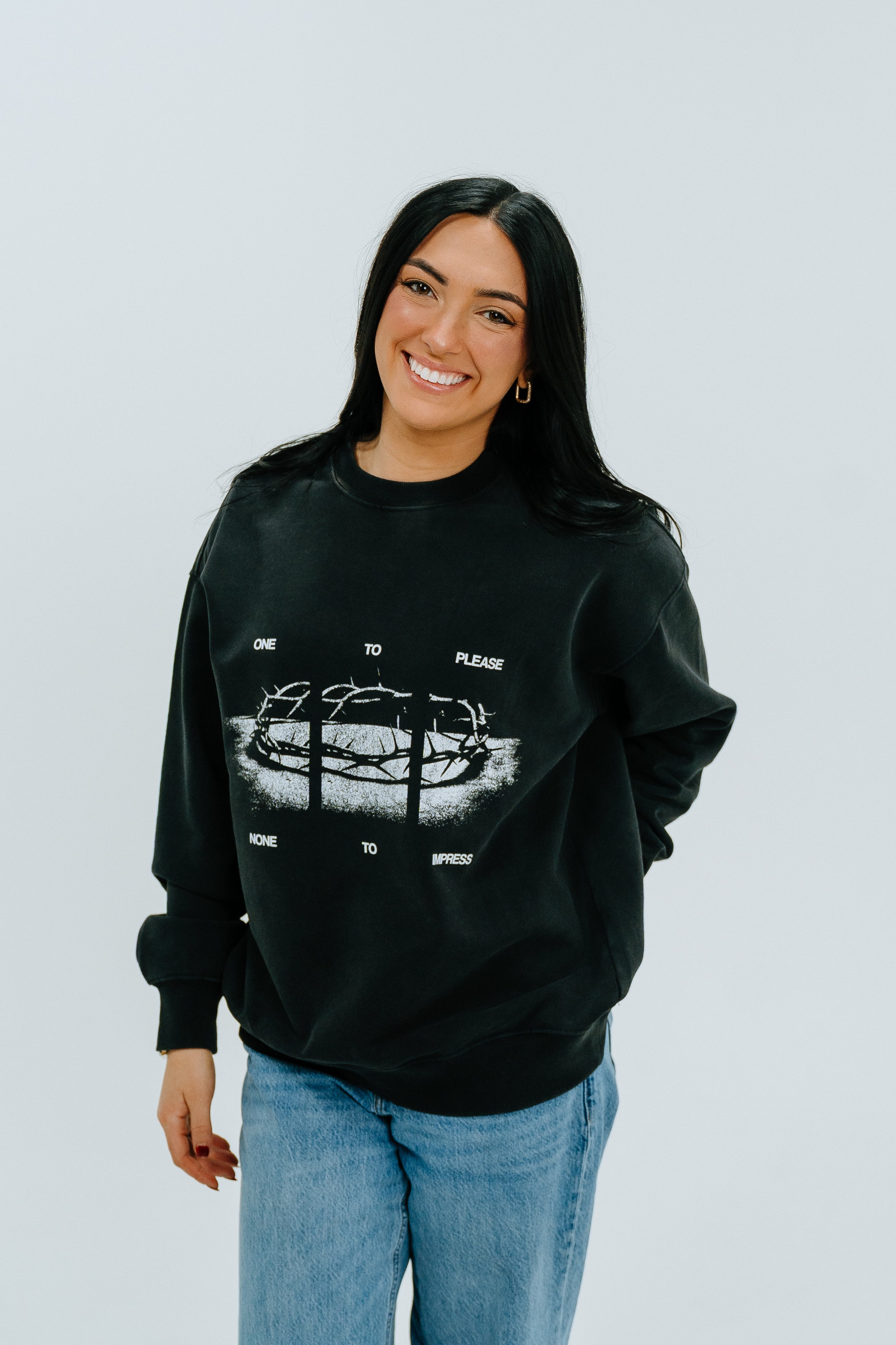 One to Please Vintage Crewneck